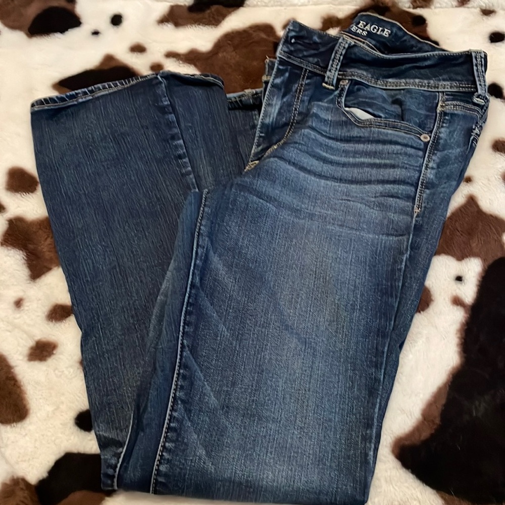 American Eagle flare denim jeans
